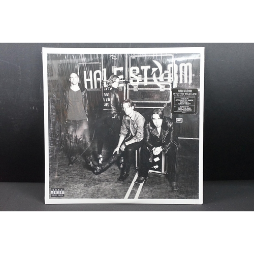 183 - Vinyl / Autographs - 8 recent release / reissue LPs to include Halestorm x 2 (ltd edn coloured vinyl... 