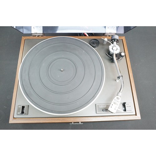 1398 - Hi-Fi - 2 Pioneer belt driven turntables to include a PL-12D and a PL-514 along with a Roland MC303