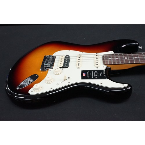 1401 - Guitar - Fender American Ultra Series HSS Stratocaster with Fender hardcase.  Serial number US191***... 