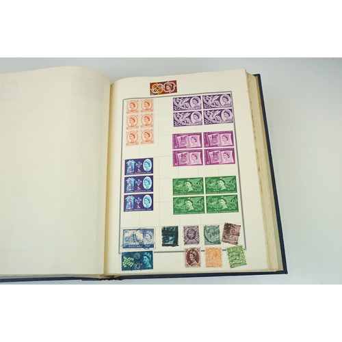 216 - A collection of British, Commonwealth and world stamps contained within a Diplomat stamp album to in... 