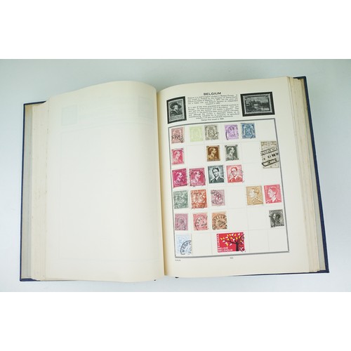 216 - A collection of British, Commonwealth and world stamps contained within a Diplomat stamp album to in... 