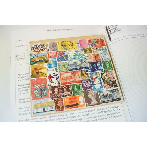 336 - Collection of stamps to include Victorian and Edwardian examples including penny red, penny black, p... 