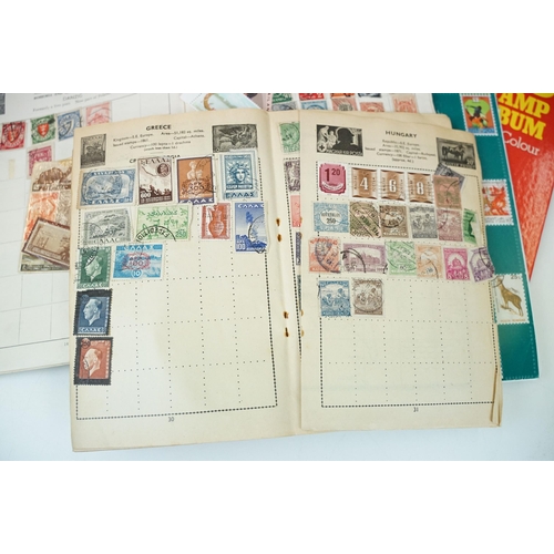 336 - Collection of stamps to include Victorian and Edwardian examples including penny red, penny black, p... 