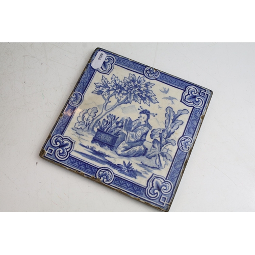 29 - Selection of large meat platter plates, to include Willow pattern Ironstone designs, pagoda scene, b... 