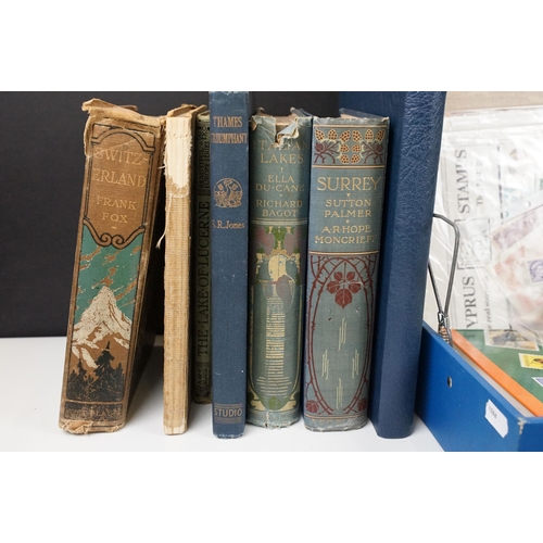 356 - Assorted collection of ephemera to include a collection of early 20th Century travel related books t... 