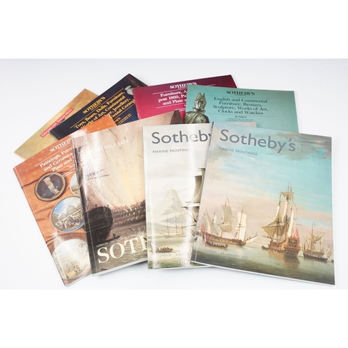 360 - Collection of 1990s and early 2000s Sotheby's auction catalogues, subjects to include Nelson and Nap... 