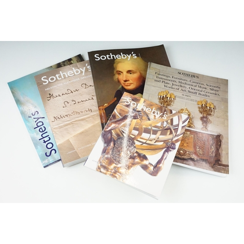 360 - Collection of 1990s and early 2000s Sotheby's auction catalogues, subjects to include Nelson and Nap... 