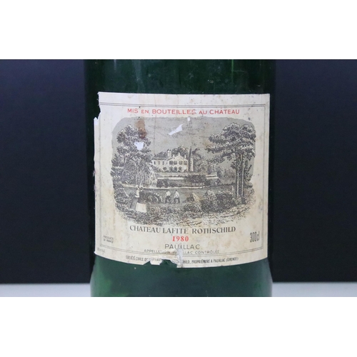 177 - Chateau Lafite Rothschild 1980 large 300cl display wine bottle H 38cm