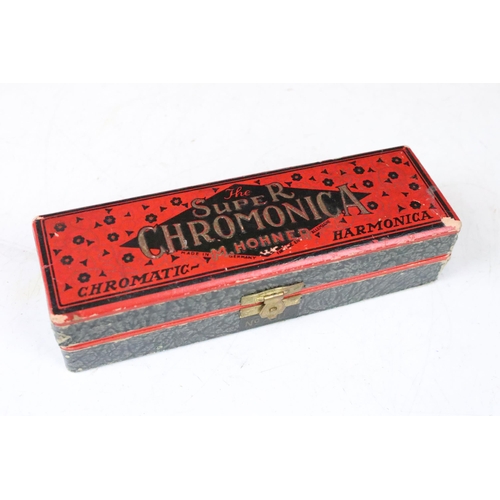 181 - M. Hohner ‘ The Super Chromonica ‘ harmonica, in original C box