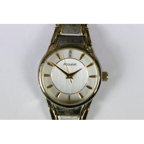 259 - A collection of four ladies wristwatches to include Accurist and Montine examples.