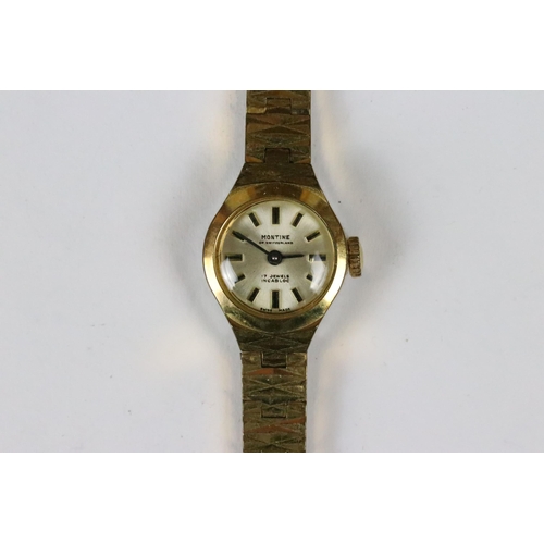 259 - A collection of four ladies wristwatches to include Accurist and Montine examples.