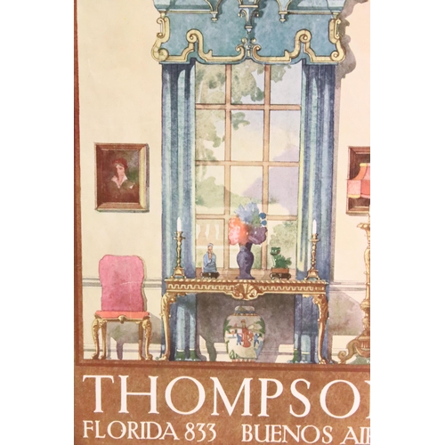 534 - Rosina Bobadilla (Artist / Illustrator), illustration inscribed ' Thompson Buenos Aires', watercolou... 