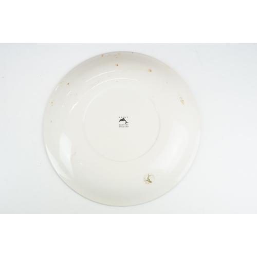 26 - Large Poole Pottery Odyssey centre platter bowl, diameter 40cm, together with smaller Galaxy living ... 