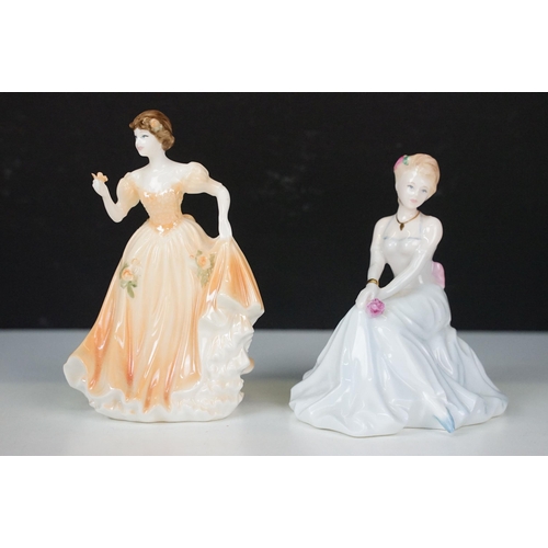 31 - Royal Doulton Classics 'The Land Girl' No. 918/2,500 and Giuseppe Armani Florence 'Charlie' clown fi... 