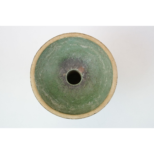 44 - Collection of eighteen studio pottery pieces in varying forms, sizes and finishes