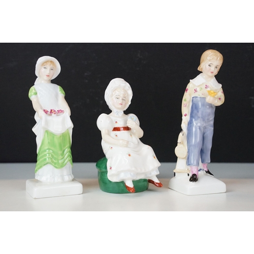 31 - Royal Doulton Classics 'The Land Girl' No. 918/2,500 and Giuseppe Armani Florence 'Charlie' clown fi... 