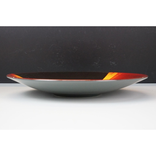 41 - Poole Pottery 'Eclipse' limited edition large centre display plate dish, diameter 41cm