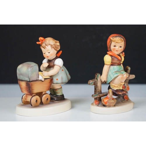 72 - Selection of Goebel German figurines to include Grandma's Girl, Morning Stroll, Heart and Soul, For ... 