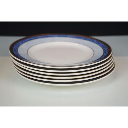 108 - Quantity of Wedgwood 'Valencia' bone China tableware to include six small dish plates, diameter 12.5... 