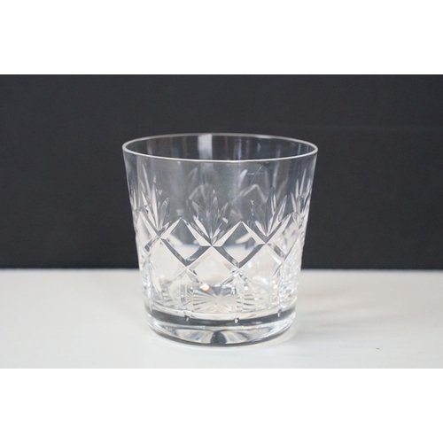 110 - Crystal glass wares to include Edinburgh, Corbett, Webb, Brierly, Riedel and others, some boxed sets... 