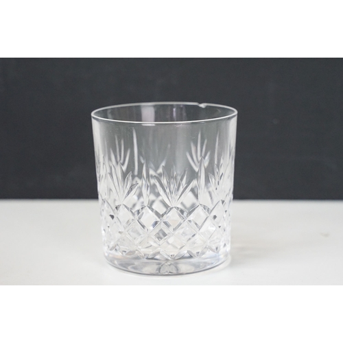 110 - Crystal glass wares to include Edinburgh, Corbett, Webb, Brierly, Riedel and others, some boxed sets... 