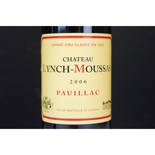 410 - Alcohol - four bottles of Chateau Lynch-Moussas, Pauillac 2006, 750ml (4)