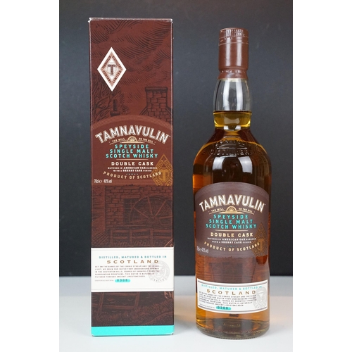 411 - Alcohol - three bottles of Tamnavulin Speyside Single Malt Scotch Whisky, comprising: Sherry Cask Ed... 