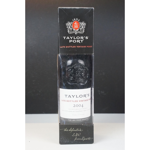 413 - Alcohol - Taylor's Late Bottled vintage port 2004, 75cl boxed, Taylor's Fine Tawny Port, Quinta De T... 