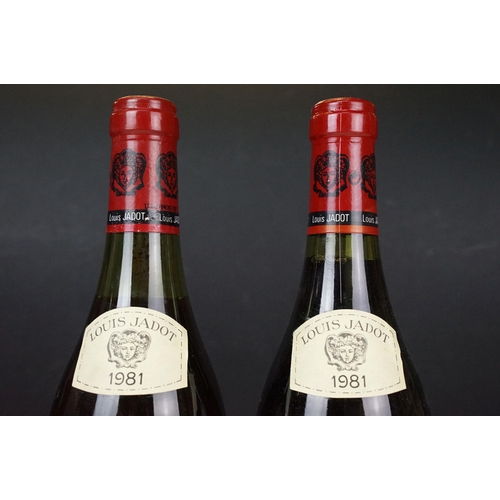 417 - Alcohol - two bottles of Louis Jadot, Morey-Saint-Denis, 1981, 75cl (2)