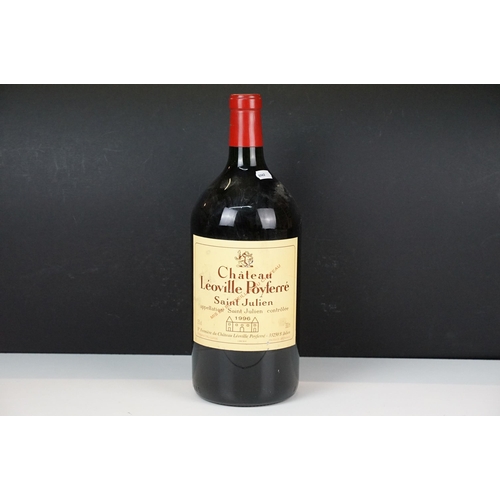 429 - Alcohol - double magnum of Chateau Leoville Poyferre Saint Julien, 1996, wine, 3l