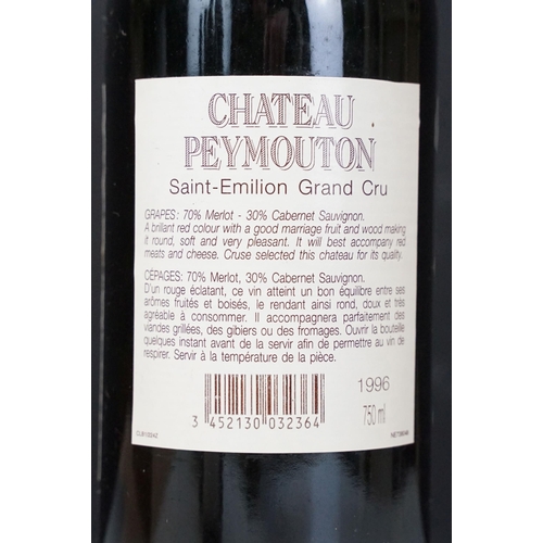 432 - Alcohol - six bottles of wine, to include: Saint-Emilion Grand Cru, 1996, 75cl, Domaine de Curebeass... 