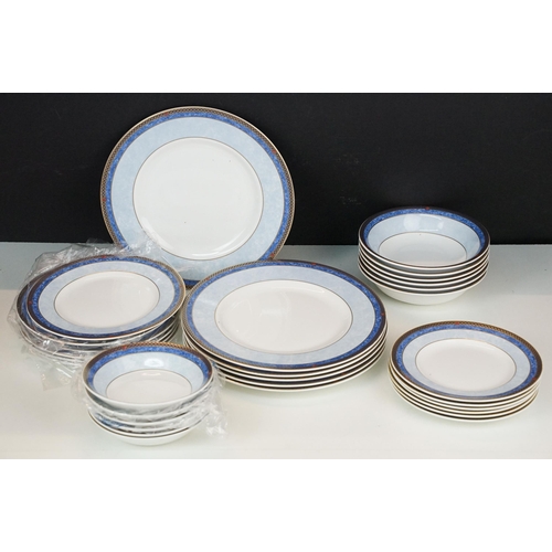 108 - Quantity of Wedgwood 'Valencia' bone China tableware to include six small dish plates, diameter 12.5... 