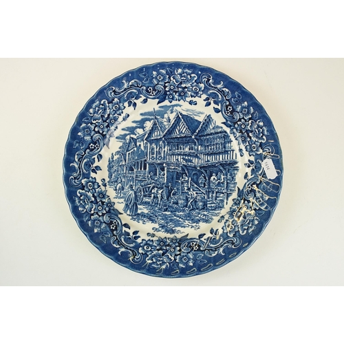 111 - Quantity of ceramics to include Royal Tudor ware plates, large Myott Son & co 'Rosemary' platter, Im... 