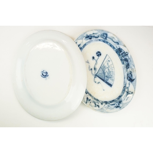 111 - Quantity of ceramics to include Royal Tudor ware plates, large Myott Son & co 'Rosemary' platter, Im... 