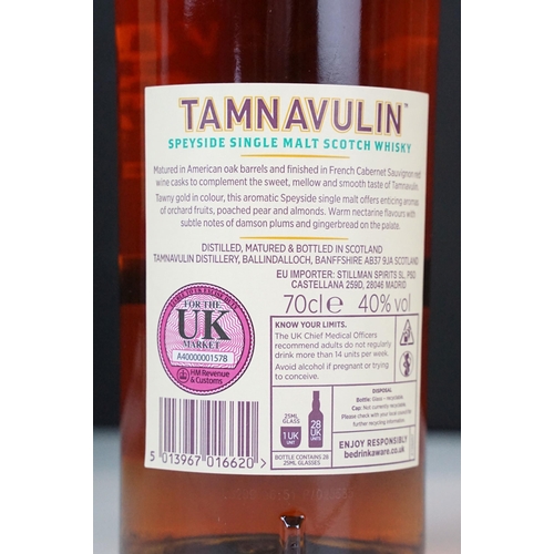 411 - Alcohol - three bottles of Tamnavulin Speyside Single Malt Scotch Whisky, comprising: Sherry Cask Ed... 