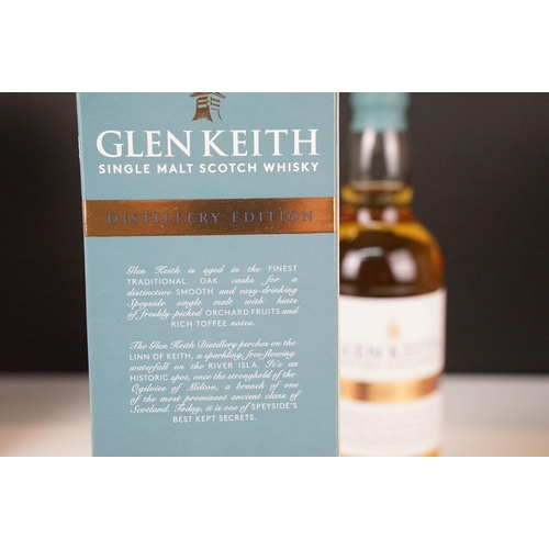 412 - Alcohol - 2 x Glen Scotia Campbeltown Single Malt Scotch Whisky, each 70cl, each boxed, Glen Keith S... 