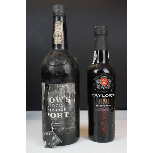 413 - Alcohol - Taylor's Late Bottled vintage port 2004, 75cl boxed, Taylor's Fine Tawny Port, Quinta De T... 