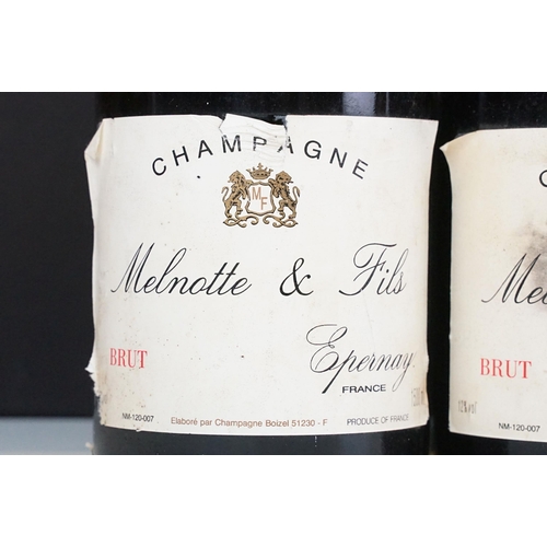 414 - Alcohol - Melnotte & Fils Champagne, Epernay, France 1500ml Magnum x 5 bottles