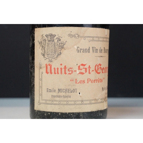 415 - Alcohol - two bottles of wine; Emile Michelot, Nuits-St-Georges 