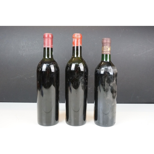 418 - Alcohol - three bottles of wine, comprising: Chateau Lafite-Rothschild 1948, Chateau Lanessan Medoc ... 