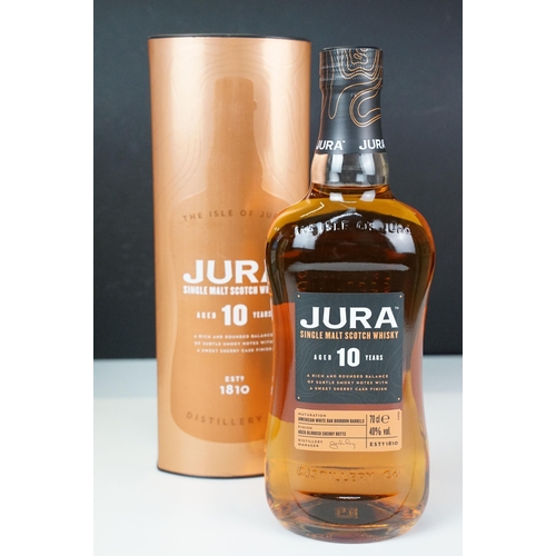 428 - Alcohol - Jura Single Malt Scotch Whisky, aged 10 years, 70cl, boxed, Jura Single Malt Scotch Whisky... 