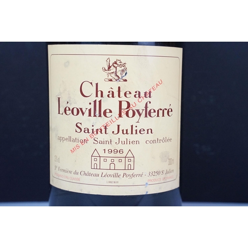 429 - Alcohol - double magnum of Chateau Leoville Poyferre Saint Julien, 1996, wine, 3l