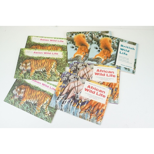 272 - A collection of cigarette and tea cards within albums and together with loose examples to include Br... 