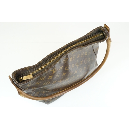 279 - Louis Vuitton Monogram Looping shoulder bag, leather single shoulder strap, brass LV hardware, zippe... 