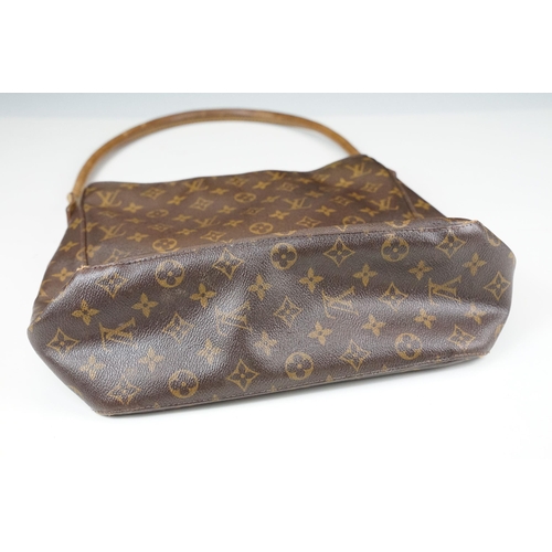 279 - Louis Vuitton Monogram Looping shoulder bag, leather single shoulder strap, brass LV hardware, zippe... 