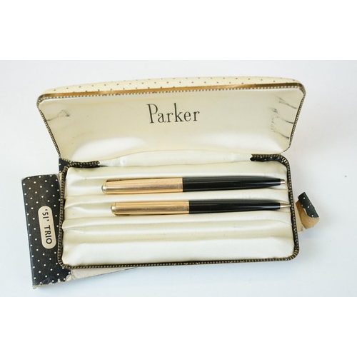 284 - A large collection of vintage pens and propelling pencils to include Parker, Conway Stewart and Wate... 