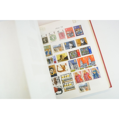 294 - A collection of mainly British stamps contained within an album to include a selection of Queen Vict... 