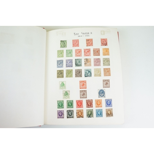 294 - A collection of mainly British stamps contained within an album to include a selection of Queen Vict... 