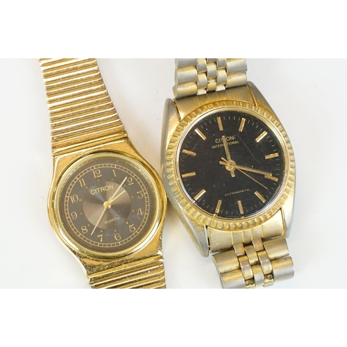 304 - A small collection of gents wristwatches to include Casio, Sekonda and Pulsar examples.