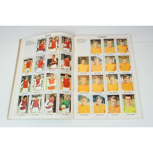 305 - Two Football sticker / stamp albums to include 1969-1970 and 1970-1971, both complete, together with... 